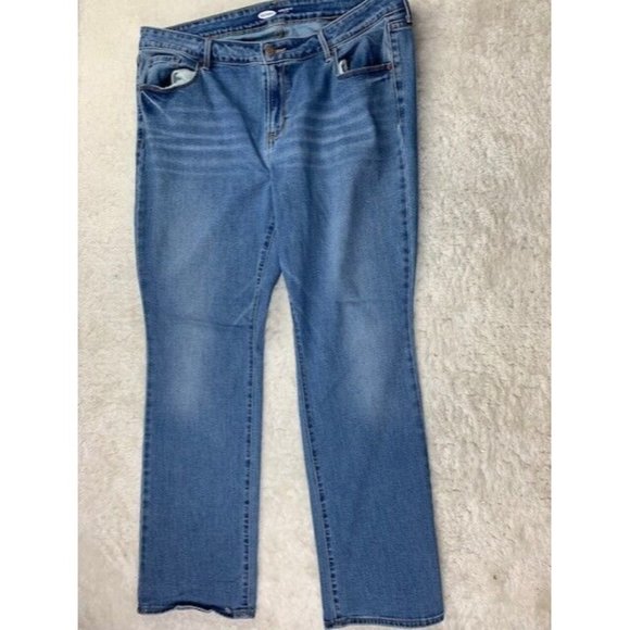 Old Navy Size 39x31 (Measured) Womens Jeans Kicker Bootcut Mid Rise Med … - Picture 1 of 4